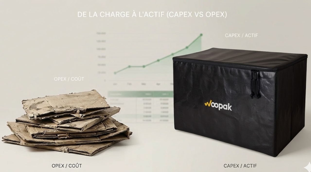 Optimisation financière OPEX vers CAPEX avec emballages réutilisables